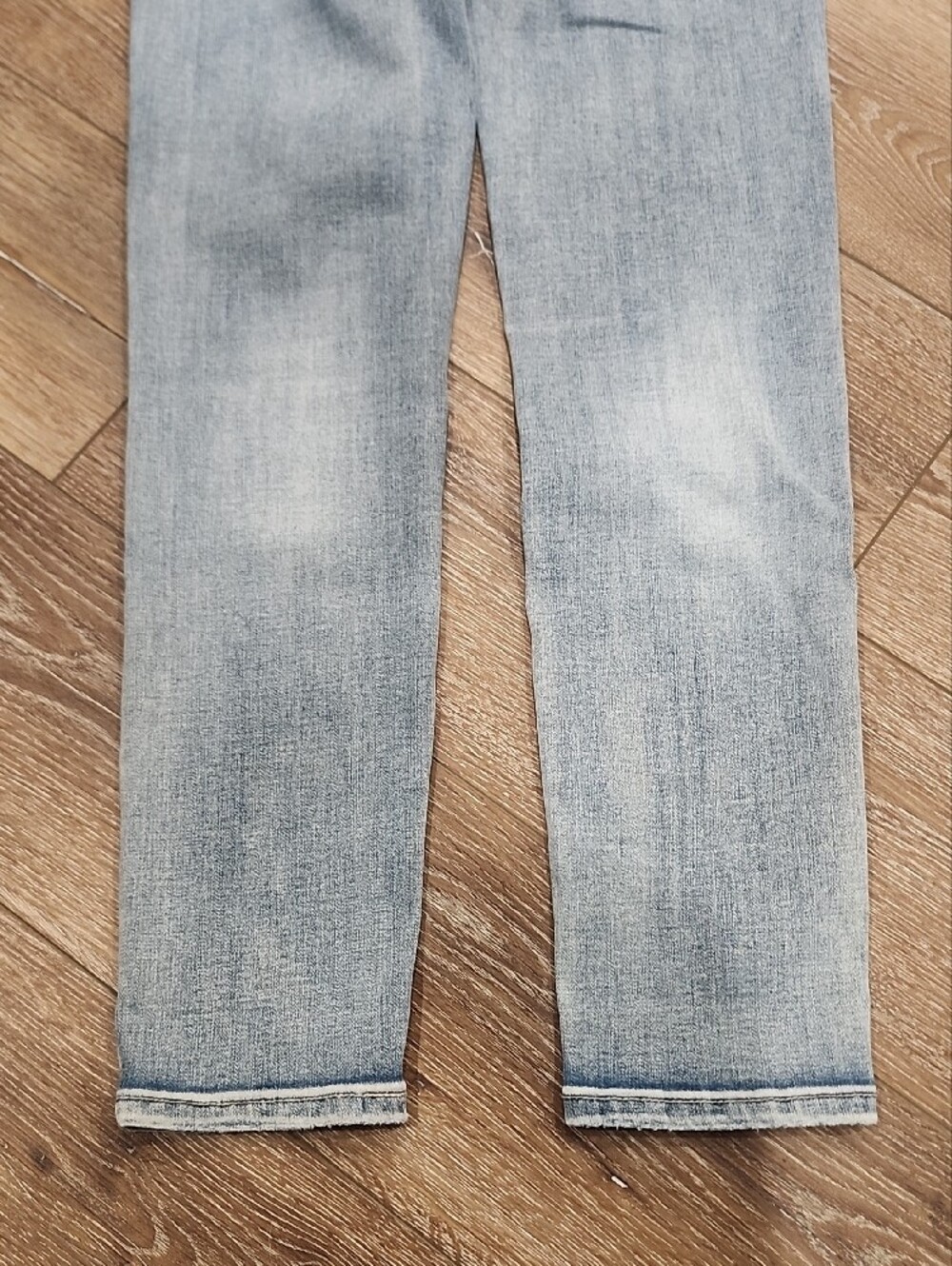 Frank Lyman Design Light Jeweled Sparkle Skinny Jeans Party High Waist Designer - Picture 9 of 9